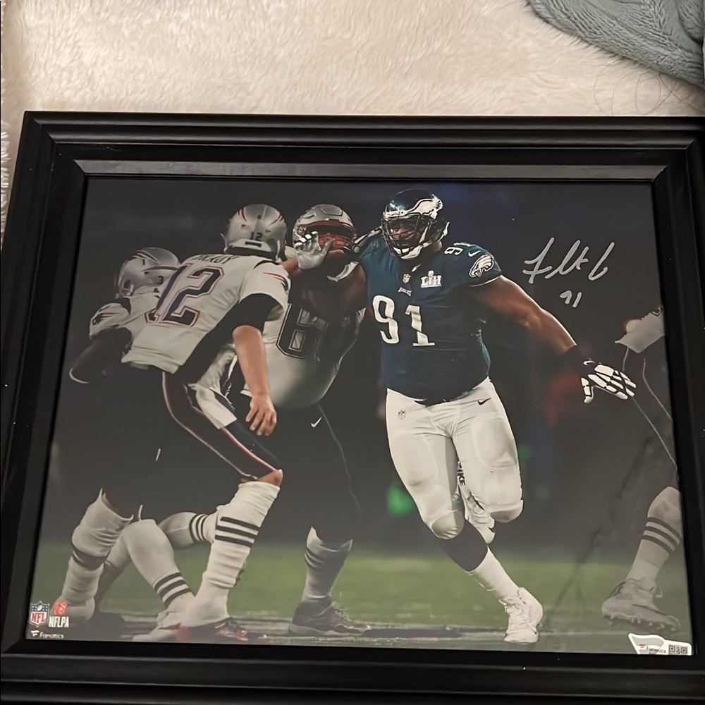 Picture from 2018 super bowl and signed